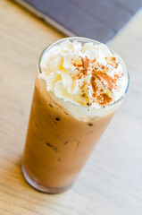 Iced coffee mocha