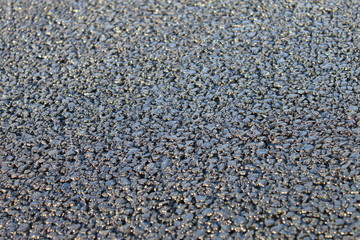 敷きたてのアスファルト