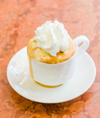 Coffee whipping cream