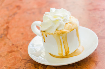 Coffee whipping cream