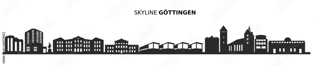 Wall mural Skyline Göttingen