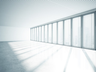 Fototapeta premium Bright empty office interior