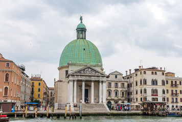 Fototapeta na wymiar Kościół San Simeone Piccolo w Wenecja, Włochy
