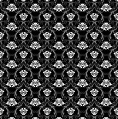 Black and white pattern.