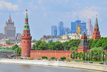 Obraz premium Moscow skyline
