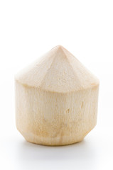 Coconut isolated on white