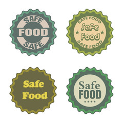 Safe food stickers