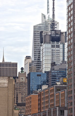 Fototapeta na wymiar High Buildings of New York City