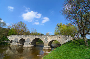 Fototapeta na wymiar Brücke in Pfünz historisch