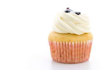 Cupcakes isolated on white background