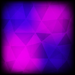 Blue and purple abstract background with frame