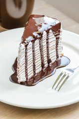 chocolate crepe cake