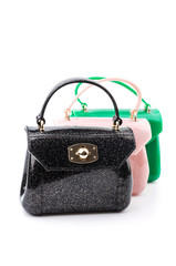 Handbag isolated white background