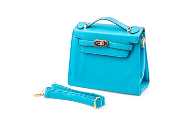 Handbag isolated white background