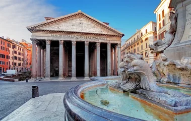 Fototapete Rund Pantheon, Rom, Italien © TTstudio