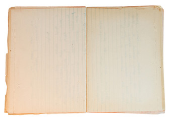 Old piece of paper with worn corners