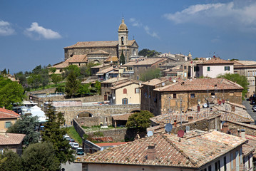 Fototapeta premium View of Montalcino. (Tuscany, Italy)