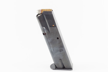 Gef&uuml;lltes Magazon f&uuml;r Handfeuerwaffen, 9mm Parabellum