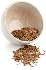 Caraway seeds in bowl
