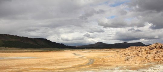 View over fumarole fields CR1