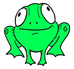 Funny frog