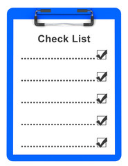 the check list
