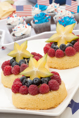 Angel Food Fruit Cake