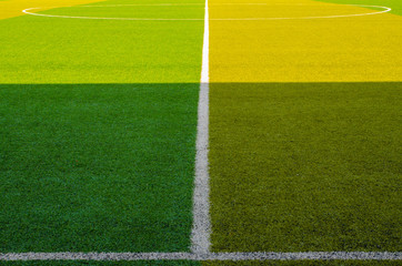 Obraz premium Soccer football field stadium grass