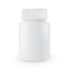 Blank medicine bottle