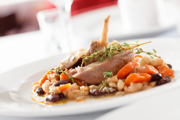 rabbit with vegetables