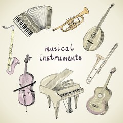 musical instruments