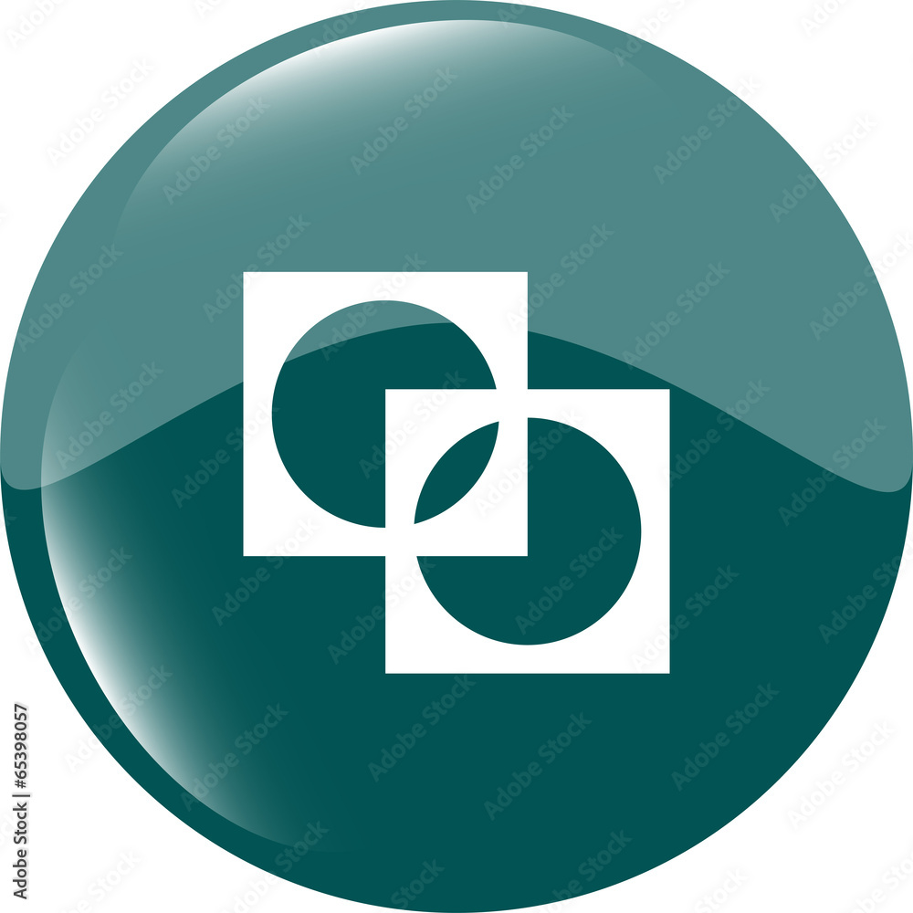 Aufkleber apps icon. abstract sign on web button isolated on white