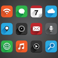 Flat App Icon Set