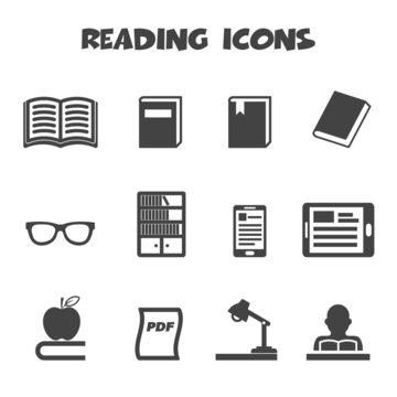 reading icons