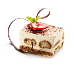 Stoff pro Meter Tiramisu-Dessert © Ryzhkov