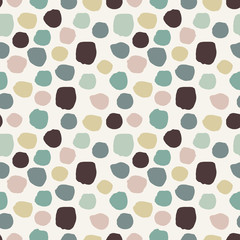 Seamless background with abctract dots, spots