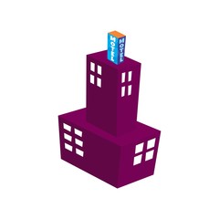 game assets cartoon building