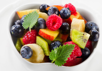 fresh healthy fruit salad