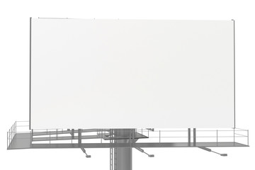 Obraz premium Billboard with empty screen