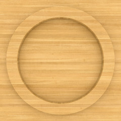 wood background round