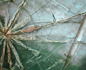 abstract background with broken glass