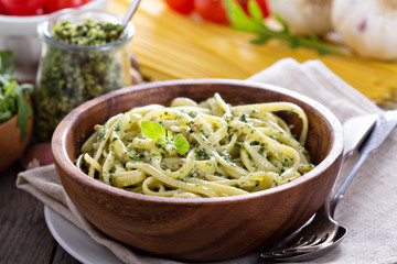 Arugula walnut pesto