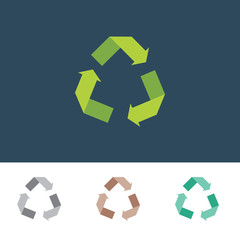 Obraz premium recycle sign for eco environments.