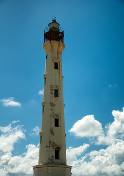 California Lighthouse Landmark on Aruba Caribbean