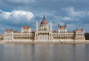 Fototapeta na wymiar Hungarian Parliament Building. Budapest, Hungary