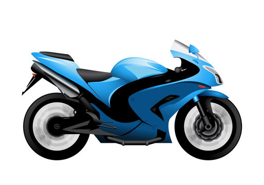 bike blue