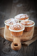 Delicious organic muffins