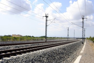 V&iacute;a de tren,alta velocidad