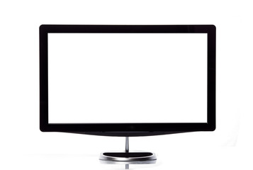 Blank Monitor Isolated