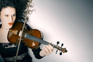 Violin player violinist playing